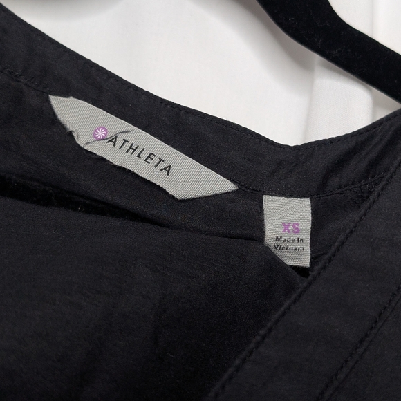 Athleta Navy Beach Swim Cover Up Tunic Button Down Shirt - Picture 5 of 7